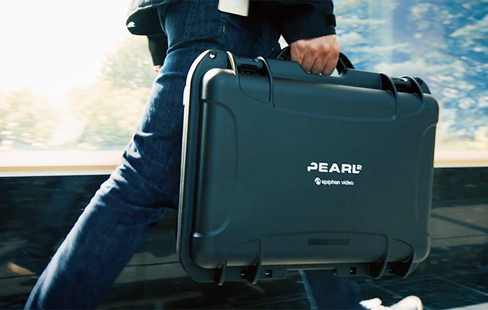 Pearl 2 in Carrying Case